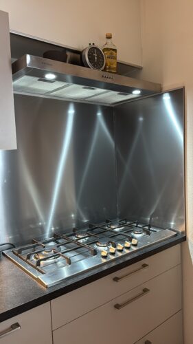RVS plaat op maat - Anti-fingerprint - Geborsteld photo review