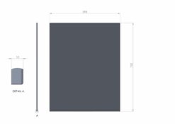 Achterwand 60x75