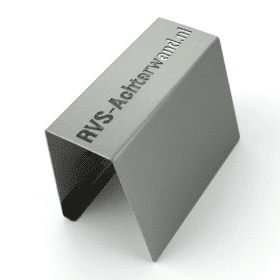 RVS plaat op maat - Anti-fingerprint - Geborsteld