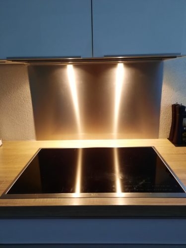 RVS plaat op maat - Anti-fingerprint - Geborsteld photo review