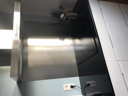 RVS Achterwand 90x75 - Anti-fingerprint photo review