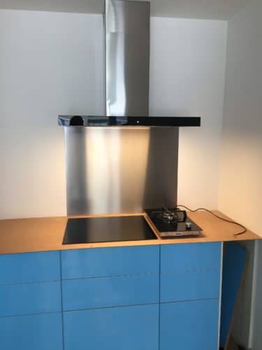 RVS Achterwand 90x70 - Anti-fingerprint photo review