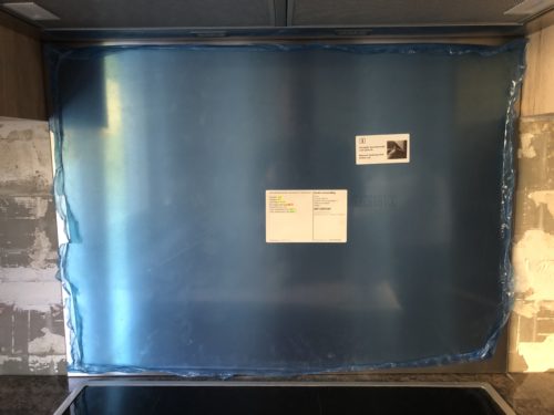RVS achterwand op maat - Anti-fingerprint - Geborsteld rvs photo review