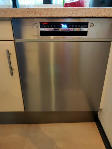 RVS achterwand op maat - Anti-fingerprint - Geborsteld rvs photo review