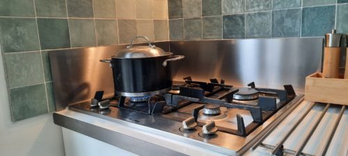 Hoek koof - Op maat - RVS photo review