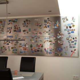 Magneetbord RVS - Beschrijfbaar - In elke maat