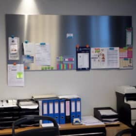 Magneetbord RVS - Beschrijfbaar - In elke maat