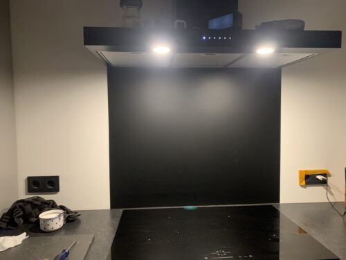 Keuken achterwand Zwart - Mat - Anti-fingerprint photo review