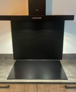 Plaat zwart keuken