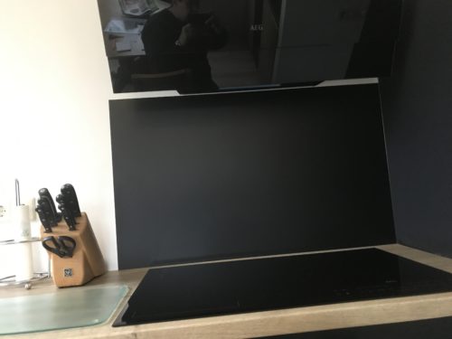 Keuken achterwand Zwart - Mat - Anti-fingerprint photo review