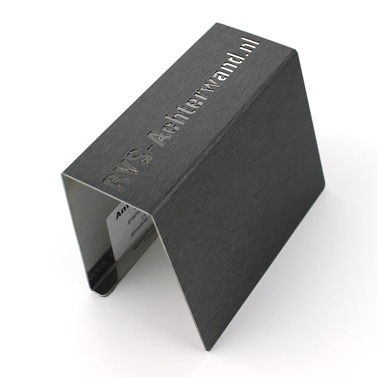 RVS plaat op maat - Zwart rvs - Anti-fingerprint - Afbeelding 2