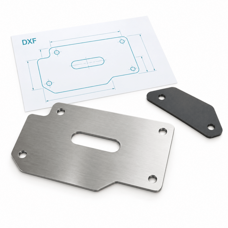 DXF upload – plaat op maat uit jouw eigen tekening